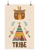 Tribe Bear Wall Art -SmartPrintsInk Designs