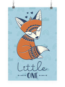 Little One Fox Wall Art -SmartPrintsInk Designs