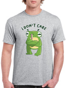 Frog Don't Care T-shirt -SmartPrintsInk Designs