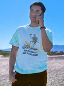 Permanently On Vacation Tie Dye Tee -SmartPrintsInk Designs