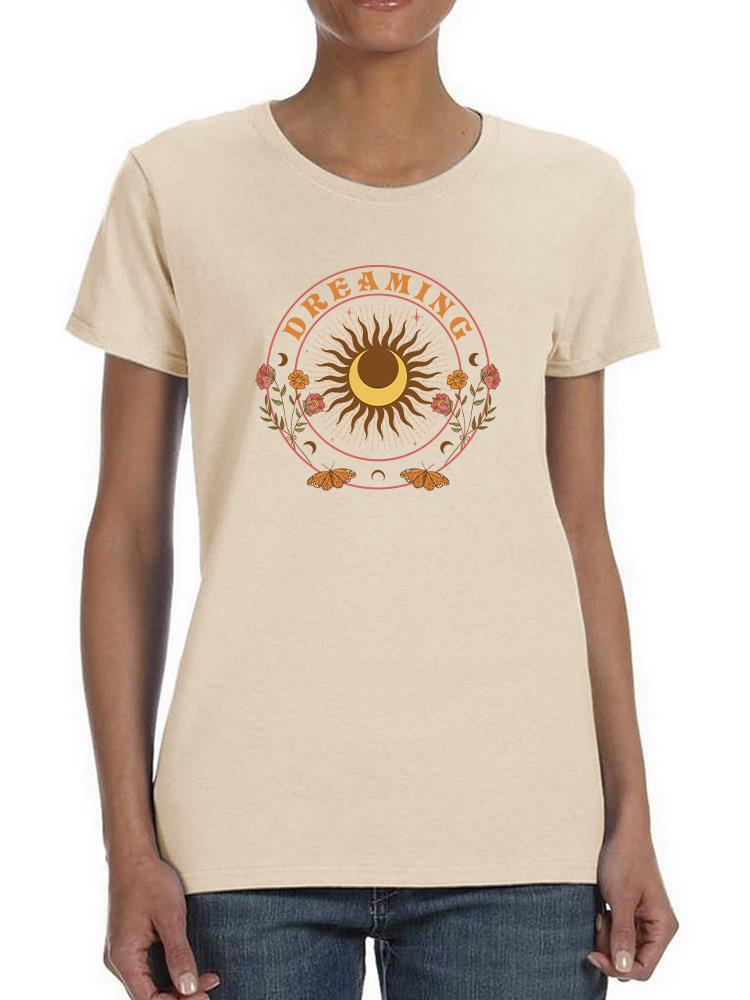 Dreaming Moon Decor T-shirt -SmartPrintsInk Designs