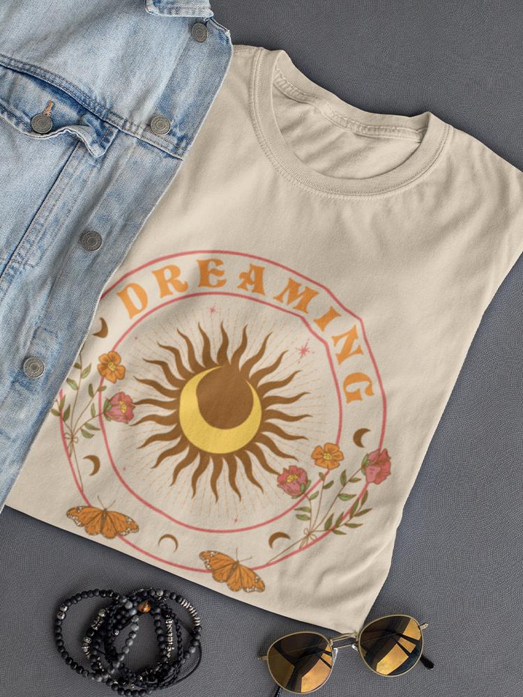 Dreaming Moon Decor T-shirt -SmartPrintsInk Designs