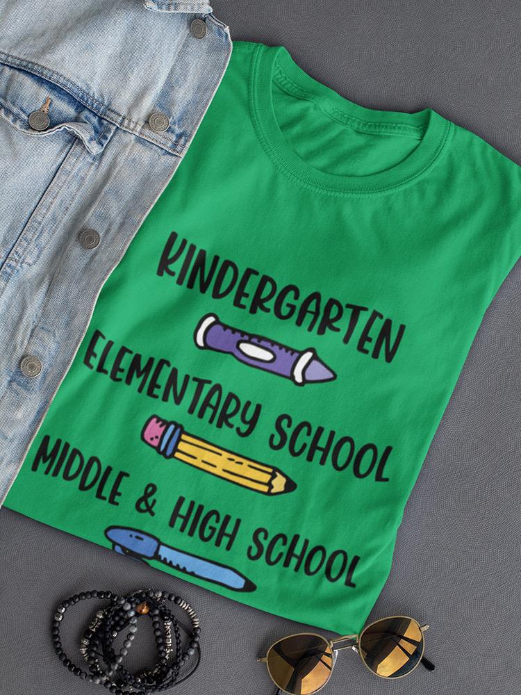 The Tools For School Shaped T-shirt -SmartPrintsInk Designs