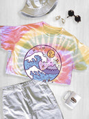 Beach Vibes Wave Tie Dye Tee -SmartPrintsInk Designs