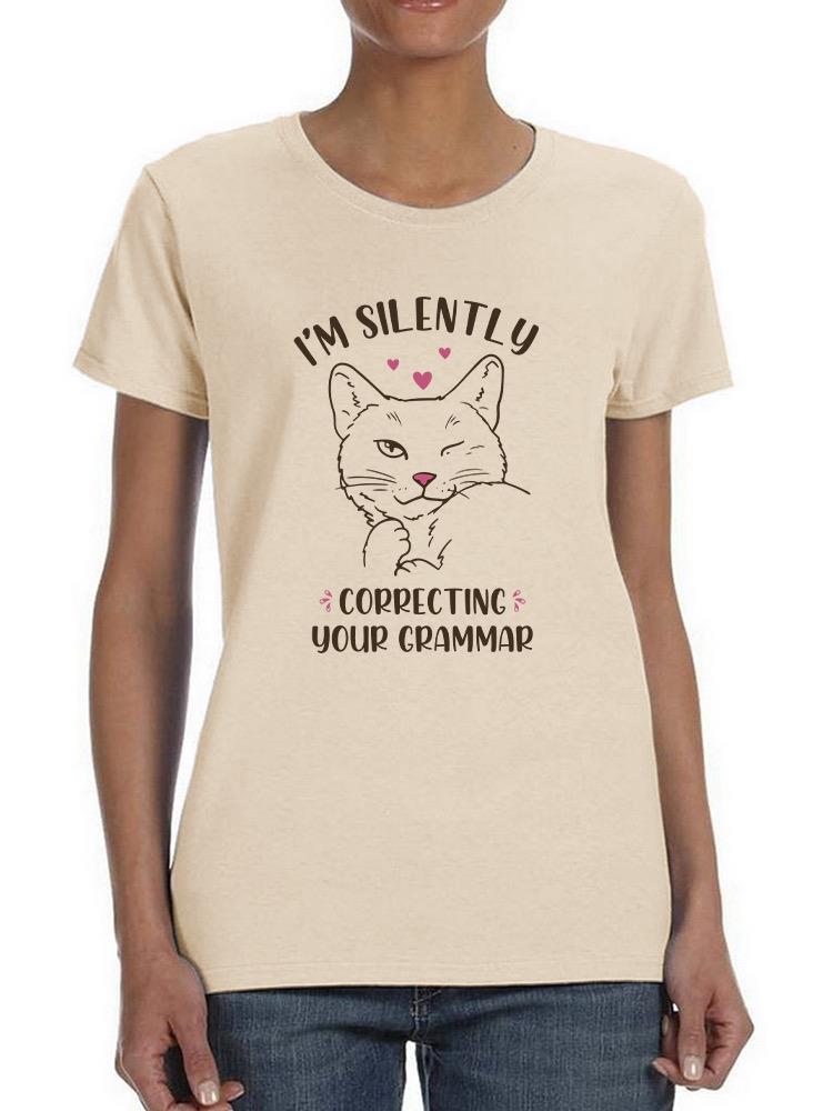 Silently Correcting Your Grammar T-shirt -SmartPrintsInk Designs