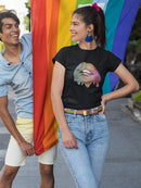 Lgbt Lips Shaped T-shirt -SmartPrintsInk Designs