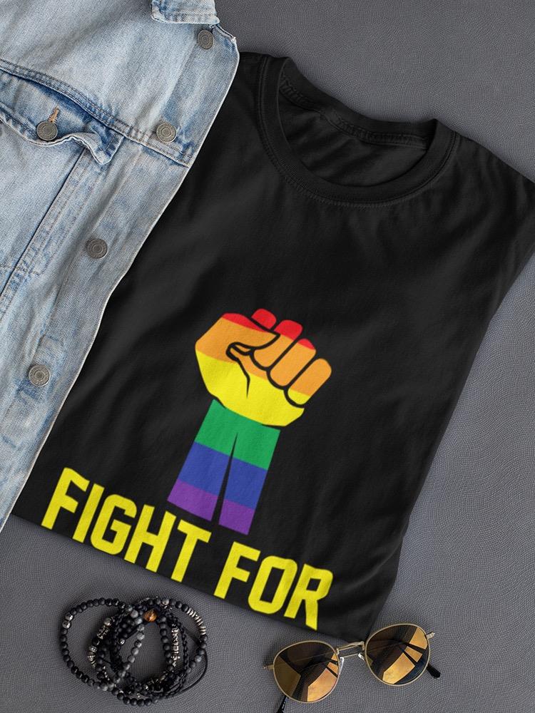 Fight For Your Right Shaped T-shirt -SmartPrintsInk Designs