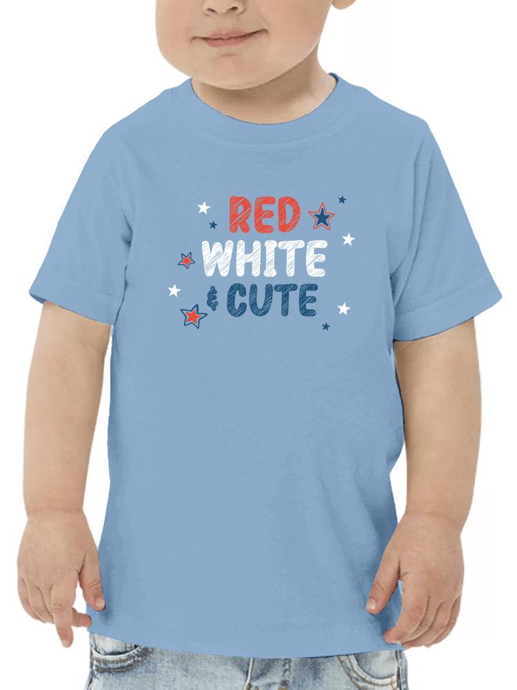 Red White And Cute Art T-shirt -SmartPrintsInk Designs