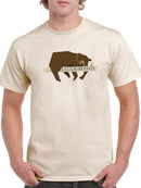 Lets Hibernate Bear Art T-shirt -SmartPrintsInk Designs