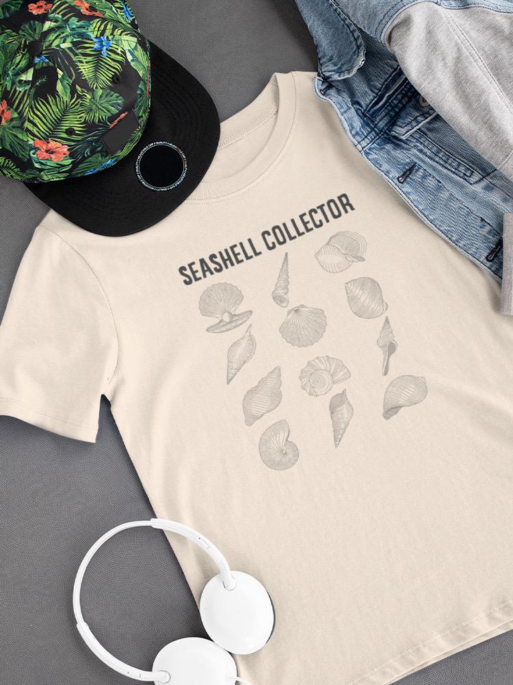 Seashell Collector Art T-shirt -SmartPrintsInk Designs