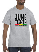 Juneteenth Celebration Text T-shirt -SmartPrintsInk Designs