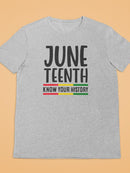 Juneteenth Celebration Text T-shirt -SmartPrintsInk Designs