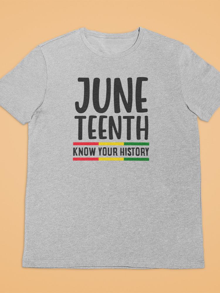 Juneteenth Celebration Text T-shirt -SmartPrintsInk Designs