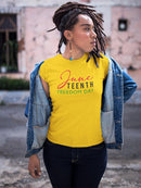 Juneteenth Freedom Day T-shirt -SmartPrintsInk Designs