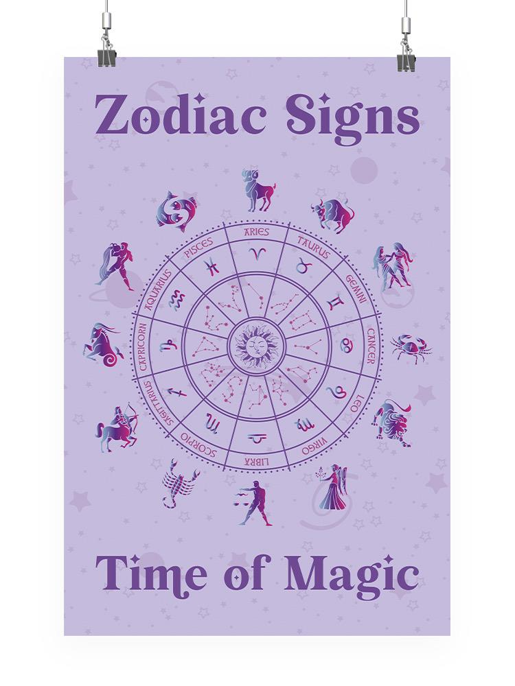 Zodiac Time Of Magic Art Wall Art -SmartPrintsInk Designs