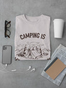 Camping My Favorite Season Art T-shirt -SmartPrintsInk Designs