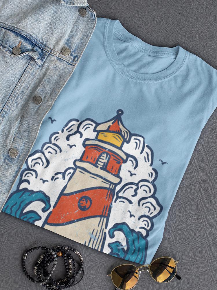 Vintage Lighthouse Art T-shirt -SmartPrintsInk Designs