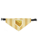 Cheese Piece Pet Bandana Small -SmartPrintsInk Designs