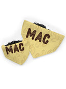 Mac N Cheese Pet Bandana Small -SmartPrintsInk Designs