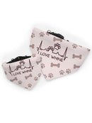 I Love Whine Pet Bandana Small -SmartPrintsInk Designs