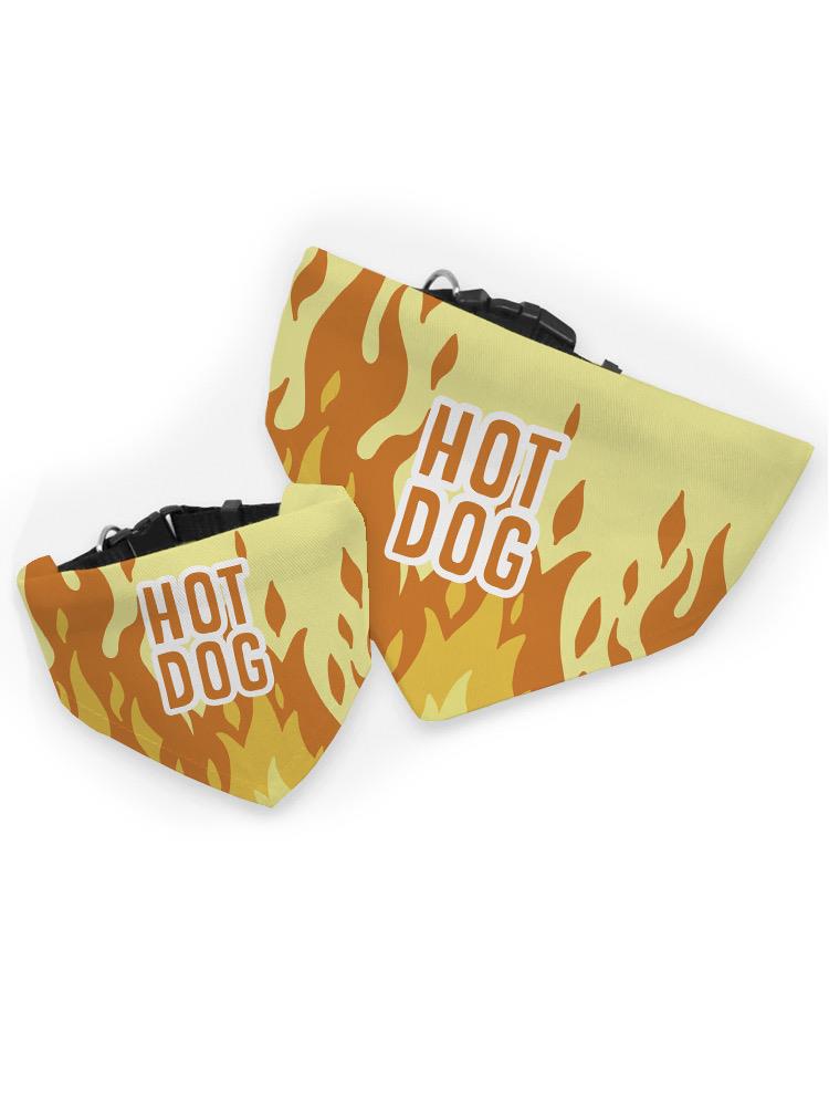 Hot Dog Pet Bandana Small -SmartPrintsInk Designs