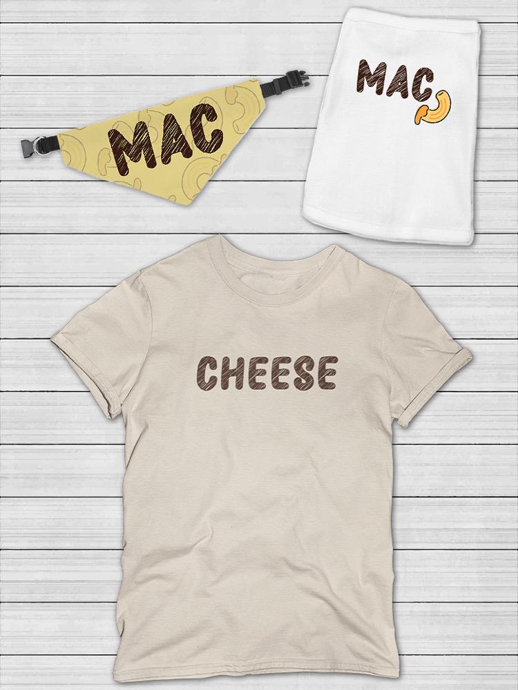 Mac N Cheese Pet Bandana Small -SmartPrintsInk Designs