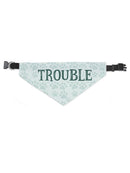 Trouble Pet Bandana Small -SmartPrintsInk Designs
