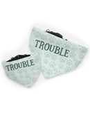 Trouble Pet Bandana Small -SmartPrintsInk Designs