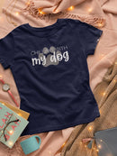 Chilling W My Human Pet Bandana Small -SmartPrintsInk Designs