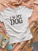 I Heart My Human Pet Bandana Small -SmartPrintsInk Designs