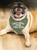 Anything For Treats Pet Bandana Small -SmartPrintsInk Designs