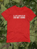 Cant Bring Hooman Pet Bandana Small -SmartPrintsInk Designs