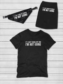 Cant Bring Hooman Pet Bandana Small -SmartPrintsInk Designs