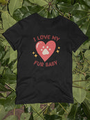 I Love Food Pet Bandana Small -SmartPrintsInk Designs