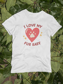 I Love Food Pet Bandana Small -SmartPrintsInk Designs