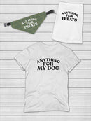 Anything For Treats Pet Bandana Small -SmartPrintsInk Designs