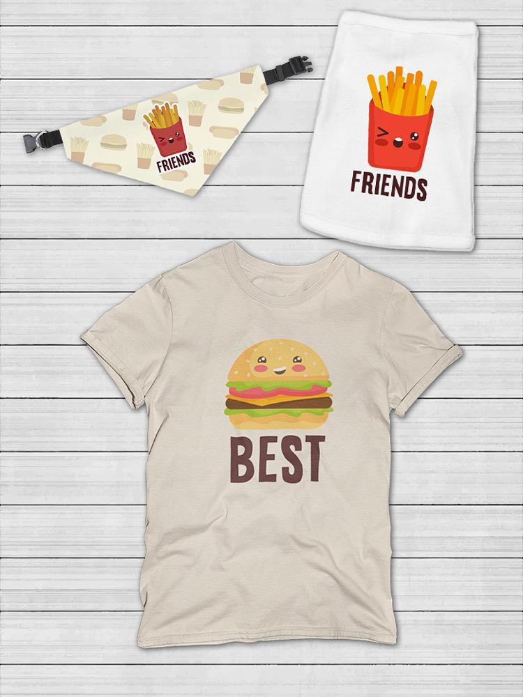 French Fry Best Friends Pet Bandana Small -SmartPrintsInk Designs