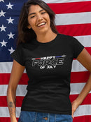Force Of July Light Sword Shaped T-shirt -SmartPrintsInk Designs