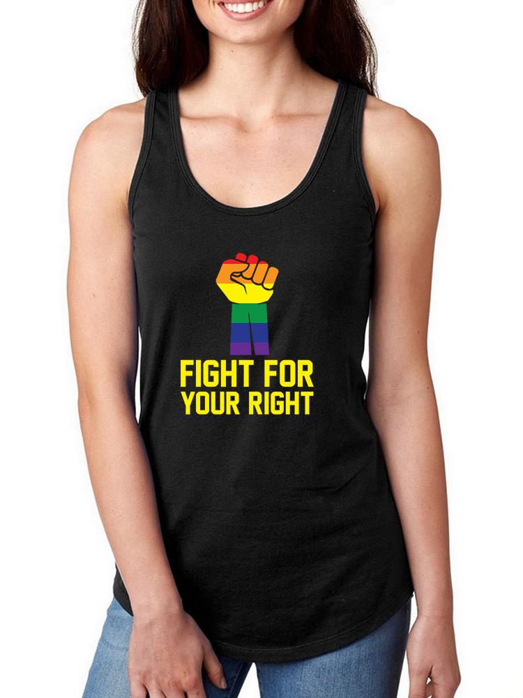 Fight For Your Right! Racerback Tank -SmartPrintsInk Designs