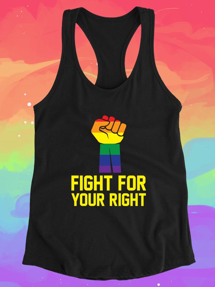Fight For Your Right! Racerback Tank -SmartPrintsInk Designs