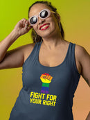 Fight For Your Right! Racerback Tank -SmartPrintsInk Designs