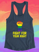 Fight For Your Right! Racerback Tank -SmartPrintsInk Designs