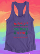 Christmas Queer. Racerback Tank -SmartPrintsInk Designs