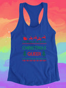 Christmas Queer. Racerback Tank -SmartPrintsInk Designs