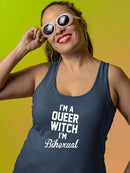 Bihexual Quote Racerback Tank -SmartPrintsInk Designs