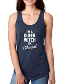 Bihexual Quote Racerback Tank -SmartPrintsInk Designs