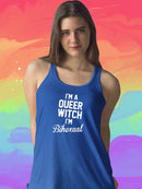 Bihexual Quote Racerback Tank -SmartPrintsInk Designs