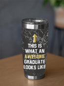 Awesome Graduate Quote Art Tumbler -SmartPrintsInk Designs