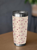 Cute Belly Kitten Pattern Tumbler -SmartPrintsInk Designs