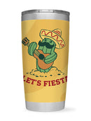 Lets Fiesta Mariachi Cactus Tumbler -SmartPrintsInk Designs